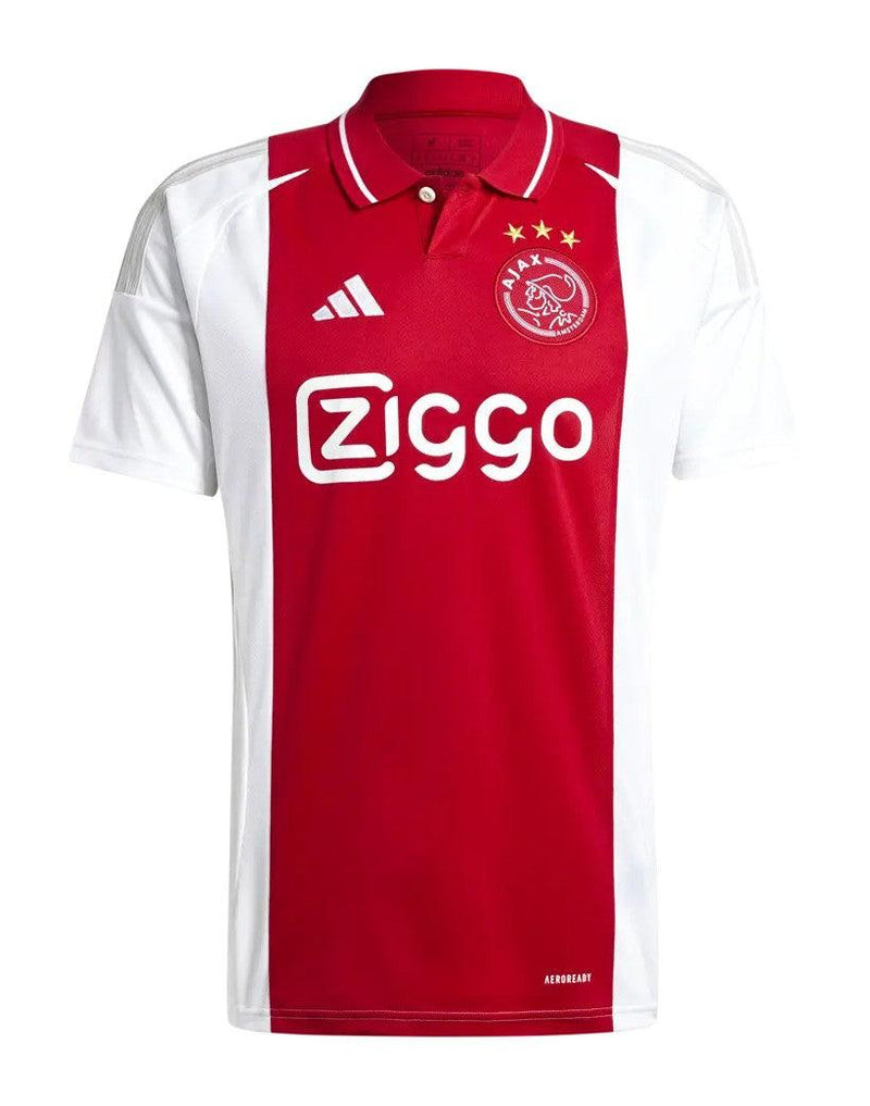 Camisa Ajax I 24/25 Adidas Masculina - Vermelho e Branco