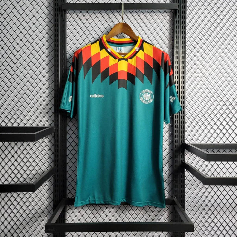 Camisa Alemanha II 1994 - Adidas - Verde - Retrô