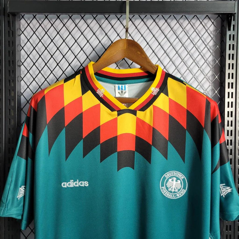 Camisa Alemanha II 1994 - Adidas - Verde - Retrô