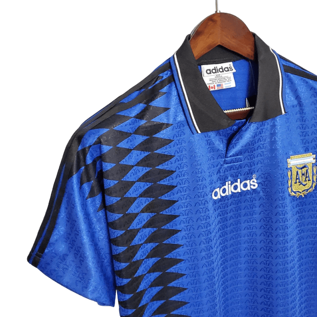 Camisa Argentina II 1994 Adidas - Azul- Retrô