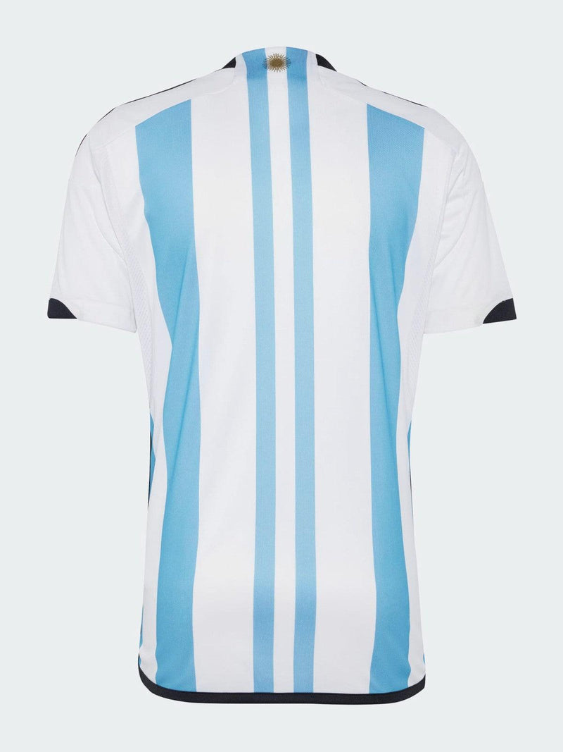 Camisa Argentina I 2023 Torcedor Adidas Masculina - Patch Campeão do Mundo