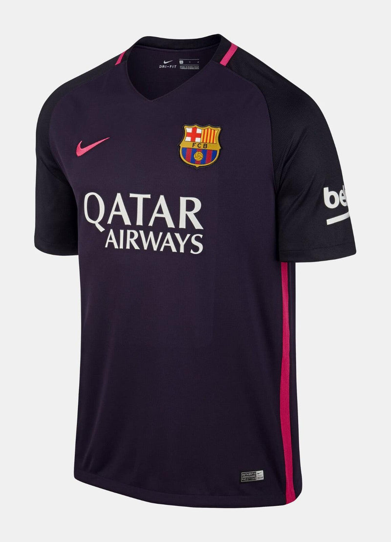 Camisa Barcelona II 2016/2017 Nike Torcedor - Roxo - Retrô