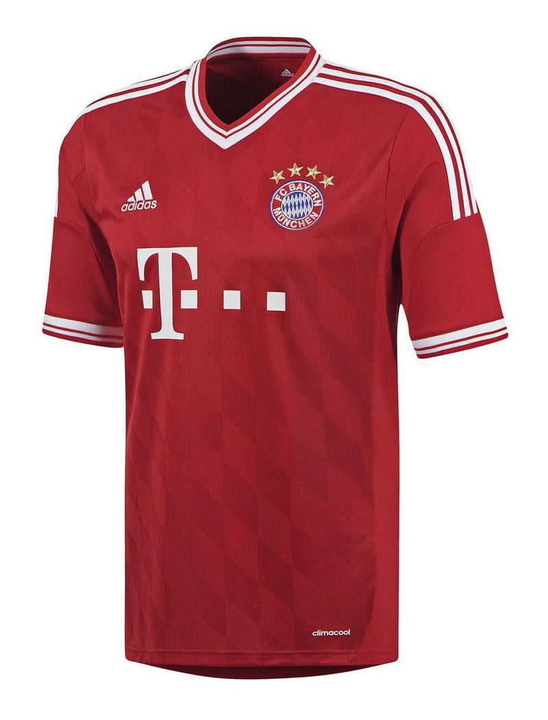 Camisa Bayern München I 2013/2014 Adidas - Vermelha - Retrô