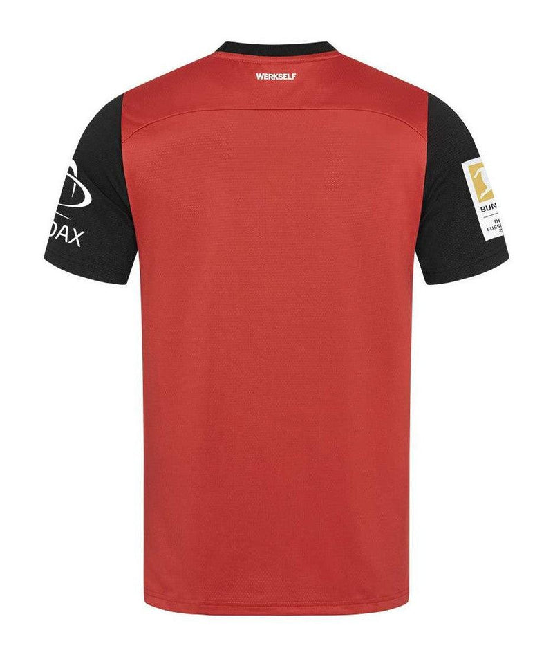 Camisa Bayer Leverkusen - I 24/25 Torcedor Masculino - Vermelho e Preto