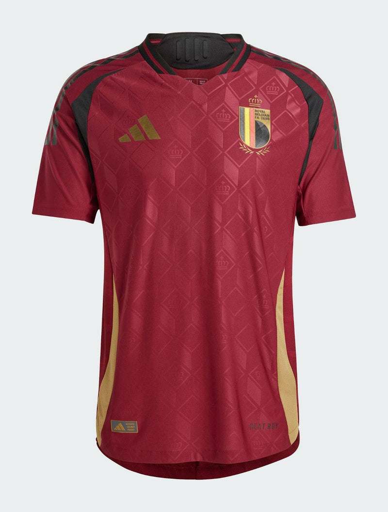 Camisa Bélgica I 24/25 - Torcedor Adidas Masculina - Bordô