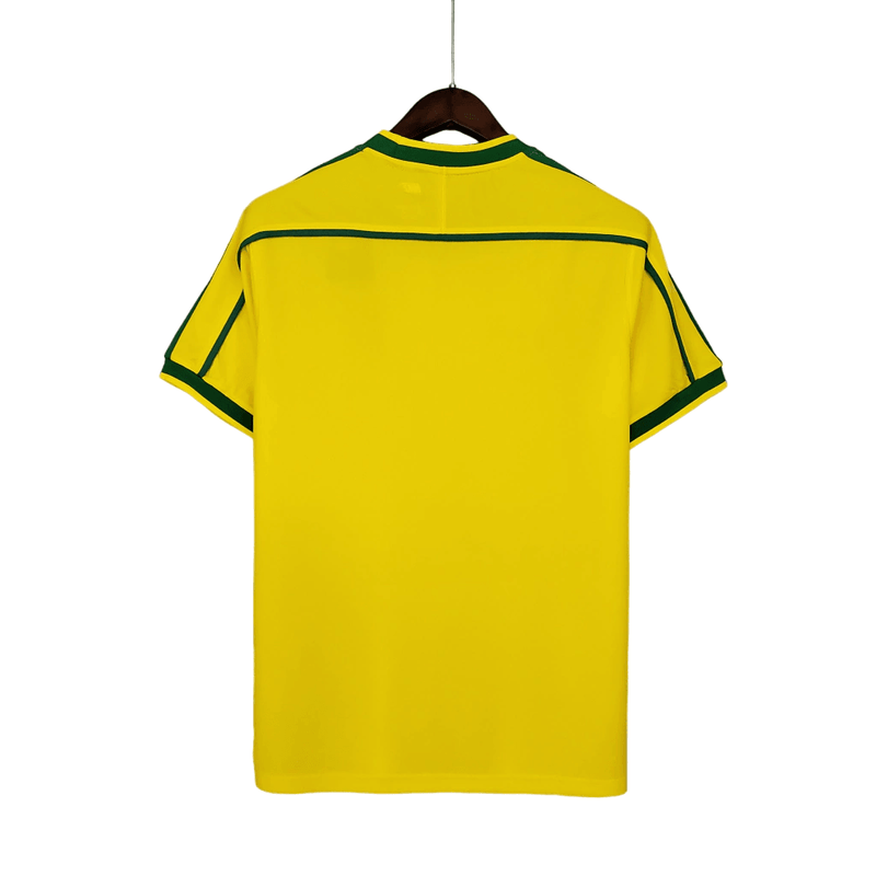 Camisa Seleção Brasileira I 1998 Nike - Amarela - Retrô