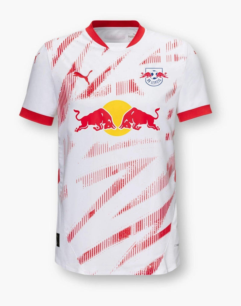 Camisa RB Leipzig I 24/25 - Torcedor Puma - Branco e Vermelho