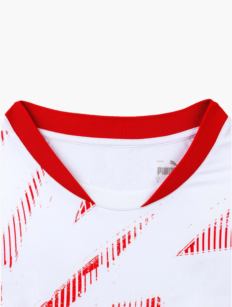 Camisa RB Leipzig I 24/25 - Torcedor Puma - Branco e Vermelho