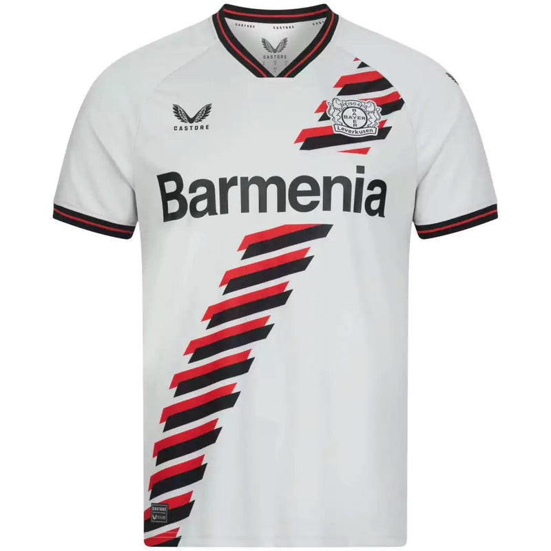 Camisa Bayer Leverkusen - II 23/24 Torcedor Masculino - Branca