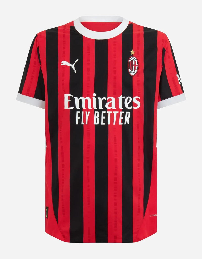 Camisa AC Milan I 24/25 - Torcedor Puma Masculina - Vermelho