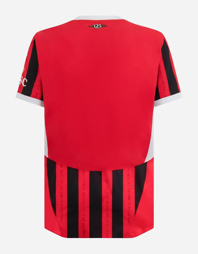 Camisa AC Milan I 24/25 - Torcedor Puma Masculina - Vermelho