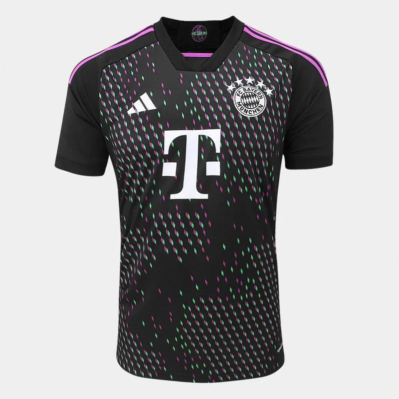 Camisa Bayern München II 2023/2024 Adidas - Preta e Roxo