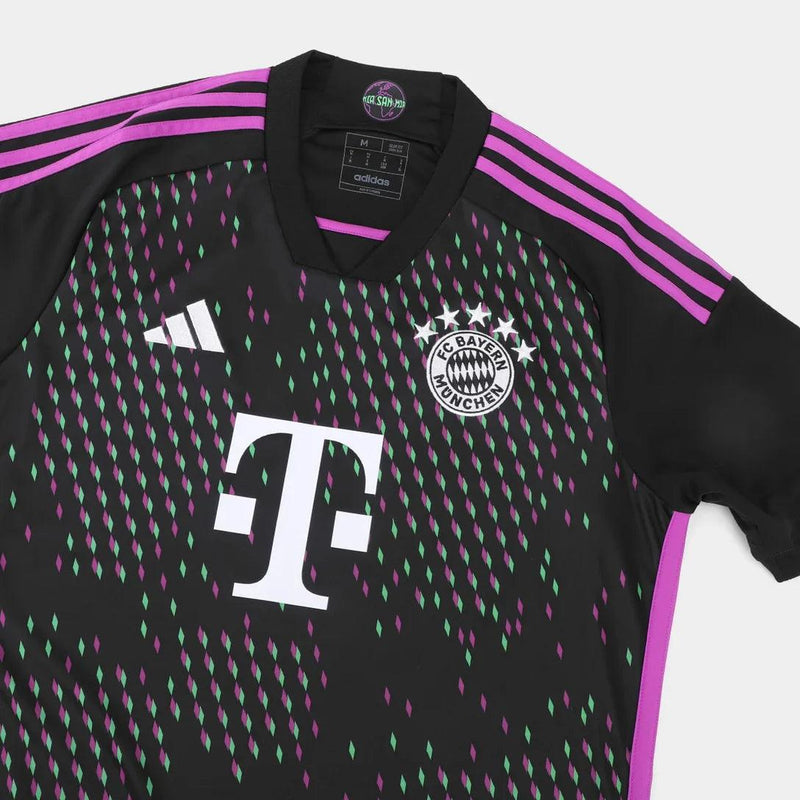 Camisa Bayern München II 2023/2024 Adidas - Preta e Roxo