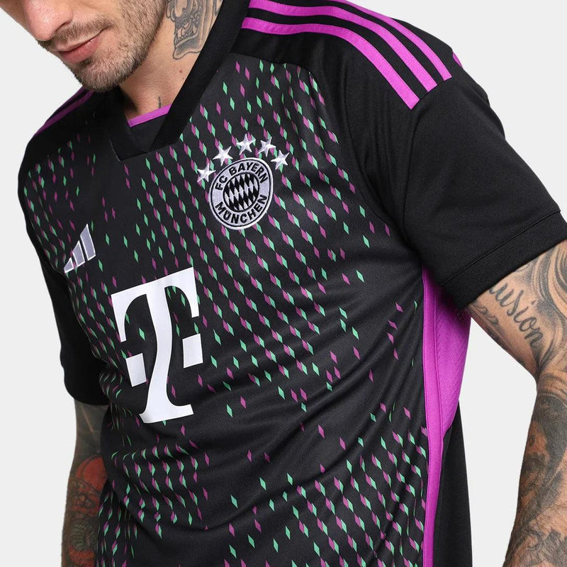 Camisa Bayern München II 2023/2024 Adidas - Preta e Roxo