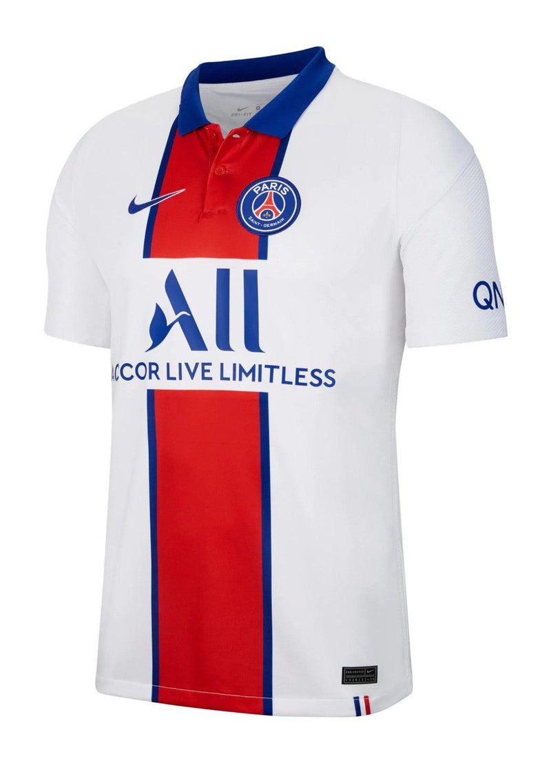 Camisa PSG II 2020/2021 - Torcedor Jordan - Branca - Retrô