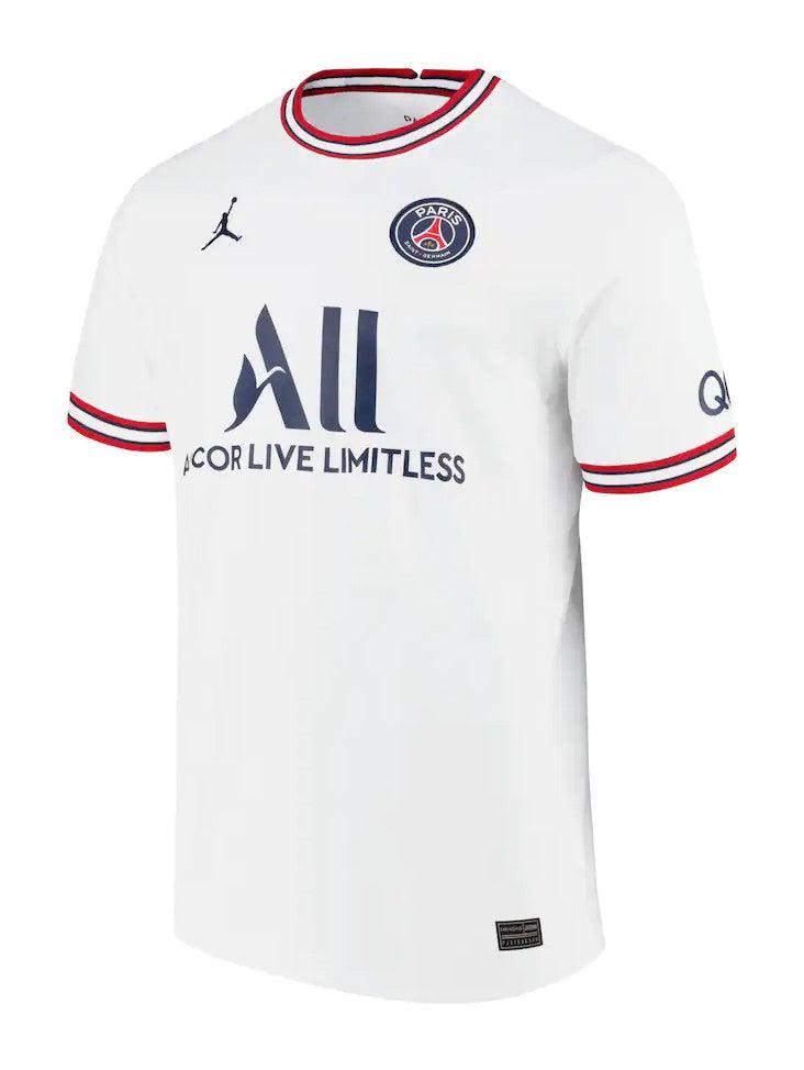 Camisa PSG IV 2021/2022 - Torcedor Jordan - Branca- Retrô