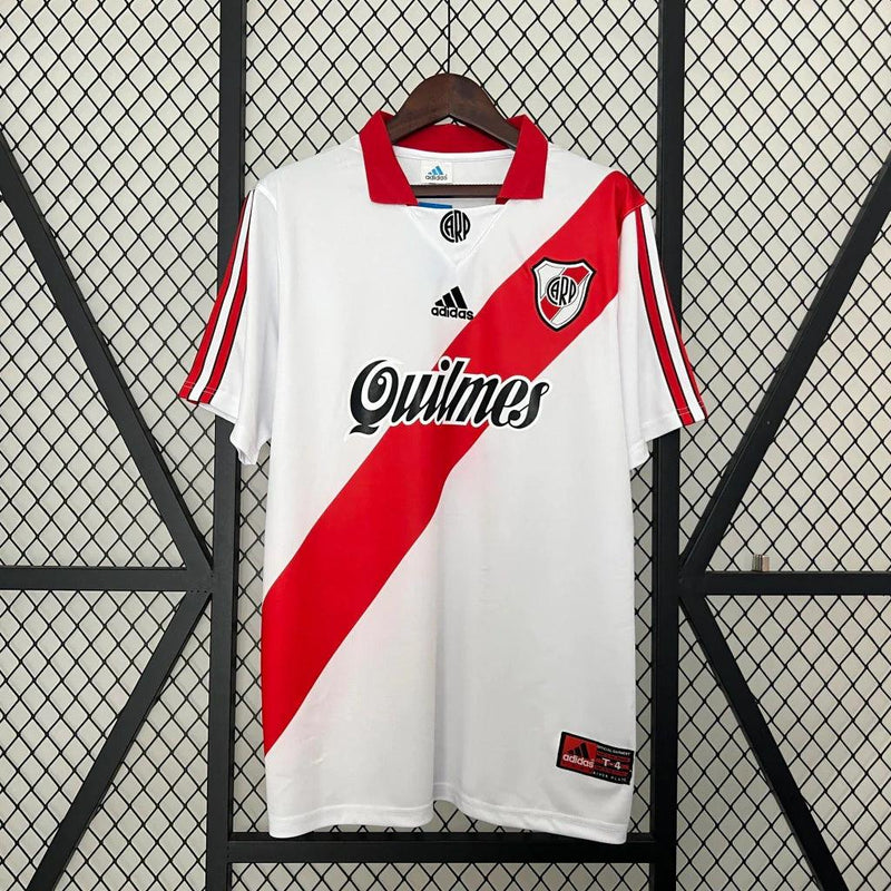 Camisa River Plate I 1998/1999 Adidas - Branca - Retrô