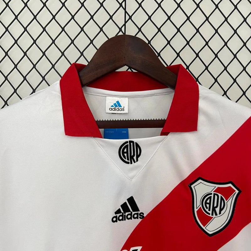 Camisa River Plate I 1998/1999 Adidas - Branca - Retrô