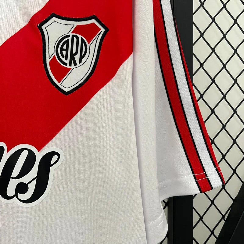 Camisa River Plate I 1998/1999 Adidas - Branca - Retrô